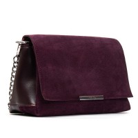 Женская замшевая сумка ALEX RAI 9717-220 bordo