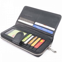 Мужской кожаный кошелек ST Leather 19300 Черный