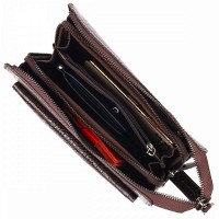 Кожаный мужской клатч-барсетка CANPELLINI 21561 