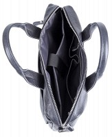 Мужская синяя кожаная сумка для ноутбука SHVIGEL 00976