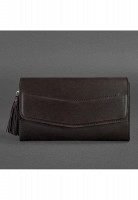 Женская кожаная сумка Элис темно-коричневая Краст BN-BAG-7-CHOKO
