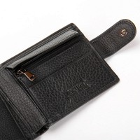 Мужской кожаный кошелек BE BRETTON 163-ND16A black