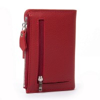 Женский кожаный кошелек Classik  DR. BOND WN-23-17 red