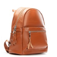 Женский кожаный рюкзак ALEX RAI 8635-9 camel