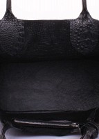 Сумка из натуральной кожи POOLPARTY Amphibia black