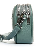 Женский молодежный кожаный клатч ALEX RAI 17006 blue