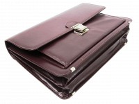 Женский портфель из эко кожи AMO SST09 бордовый