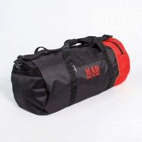 Спортивная сумка-тубус черная с красным MAD XXL 50L