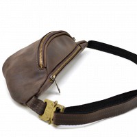 Мужская кожаная сумка бананка, сумка напоясная TARWA RC-3035-3md