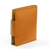 Женский кожаный кошелек Bright DR. BOND WS-36 yellow