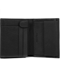 Кожаный кошелек Piquadro BK SQUARE/Black PU1740B3R_N