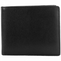 Мужской кожаный кошелек и картхолдер набор Smith & Canova 28652 (Black)