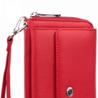 Женский кожаный кошелек ST Leather 19366 Красный