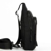 Мужская тканевая сумка-слинг Lanpad 8805 black мал