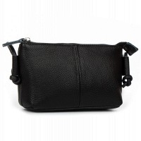 Молодежный клатч из кожи ALEX RAI 6003 black