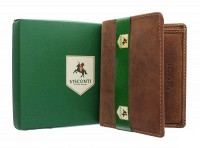 Мужской кошелек Visconti ARROW 705 OIL TAN из натуральной кожи