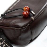 Женская кожаная сумка классическая ALEX RAI 93038 brown