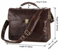 Мужской кожаный портфель Vintage 14085