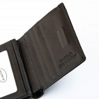 Женский кожаный кошелек Bright DR. BOND WS-33 black