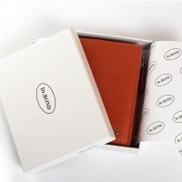 Женский кожаный кошелек Classik  DR. BOND WN-23-8 orange