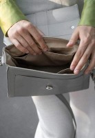 Женская кожаная сумка Ester серая TW-ESTER-GREY