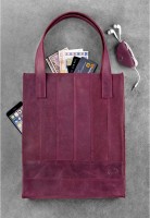 Женская кожаная сумка BlankNote Бэтси бордовая - BN-BAG-10-VIN-KR