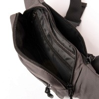 Мужская сумка на пояс Lanpad 19006 grey