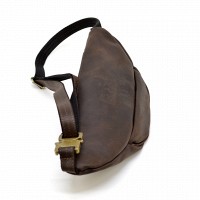Мужская кожаная сумка бананка, сумка напоясная TARWA RC-3035-3md