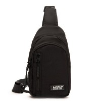 Мужская тканевая сумка-слинг Lanpad 20829 black мал
