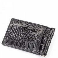 Зажим для купюр из кожи крокодила CROCODILE LEATHER 18169