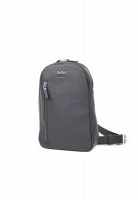 Кожаная мужская сумка The Wings Chest bag  черная флотар TW-CHEST-BAG-BLACK-FLO