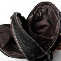 Женский кожаный рюкзак ALEX RAI 95517-9 black