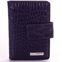 Кожаная визитница с тиснением Karya SHI0014-4KR