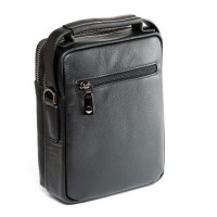 Мужская кожаная сумка через плечо BRETTON 407-89 black