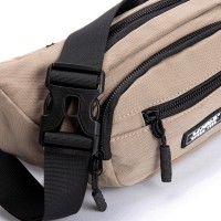 Мужская сумка на пояс Lanpad 61057 light khaki