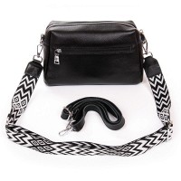 Женская кожаная сумка классическая ALEX RAI 99122 black