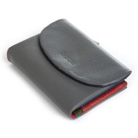 Женский кожаный кошелек Classik  DR. BOND WRS-239-1 gray