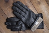 Женские сенсорные кожаные перчатки Shust Gloves 943s2