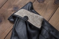Женские сенсорные кожаные перчатки Shust Gloves 941s3