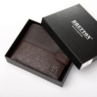 Мужской кожаный кошелек BE BRETTON 308L brown mix