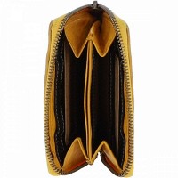 Женский кожаный кошелек Ashwood D80 Yellow