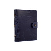 Картхолдер из кожи HiArt CH-06 Shabby Ink 7 wonders of the world