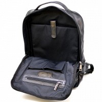 Кожаный мужской черный рюкзак TARWA ga-7284-3md