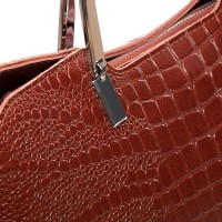 Женская кожаная сумка классическая ALEX RAI 1540-1 camel