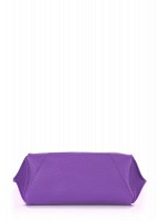 Кожаная сумка POOLPARTY Soho violet
