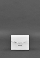 Женская кожаная поясная сумка/кроссбоди BlankNote Mini белая BN-BAG-38-2-LIGHT