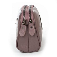 Молодежный клатч из кожи ALEX RAI 88084 purple