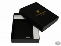 Черная кожаная обложка для документов CROSS INSIGNIA AC248422B-1