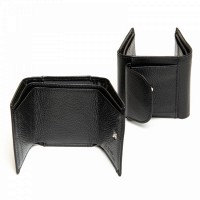 Кожаный мужской кошелек Classic DR. BOND M86 black