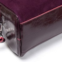 Женская замшевая сумка ALEX RAI 3036 bordo